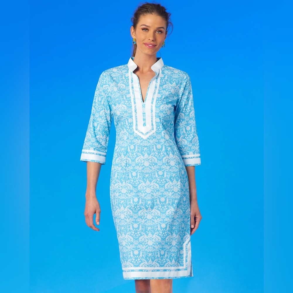 Nicoblu Capri Short Tunic Dress Size Petite 4 NWT